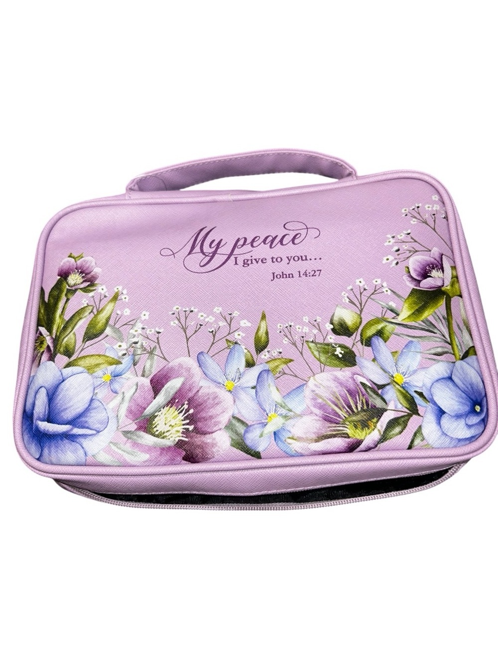 New NIV Teen Girls Bible & Matching Floral Carry Case Set